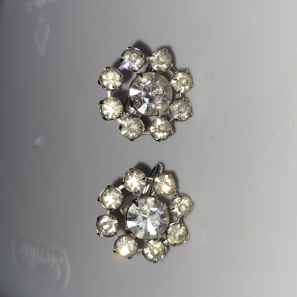 Weiss Rhinestone Earrings